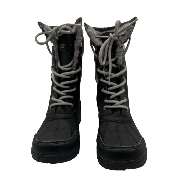 UGG Kids Butte II Back Gray Country Camo Boot Size 5 Waterproof Lace-Up Boots - Picture 3 of 14